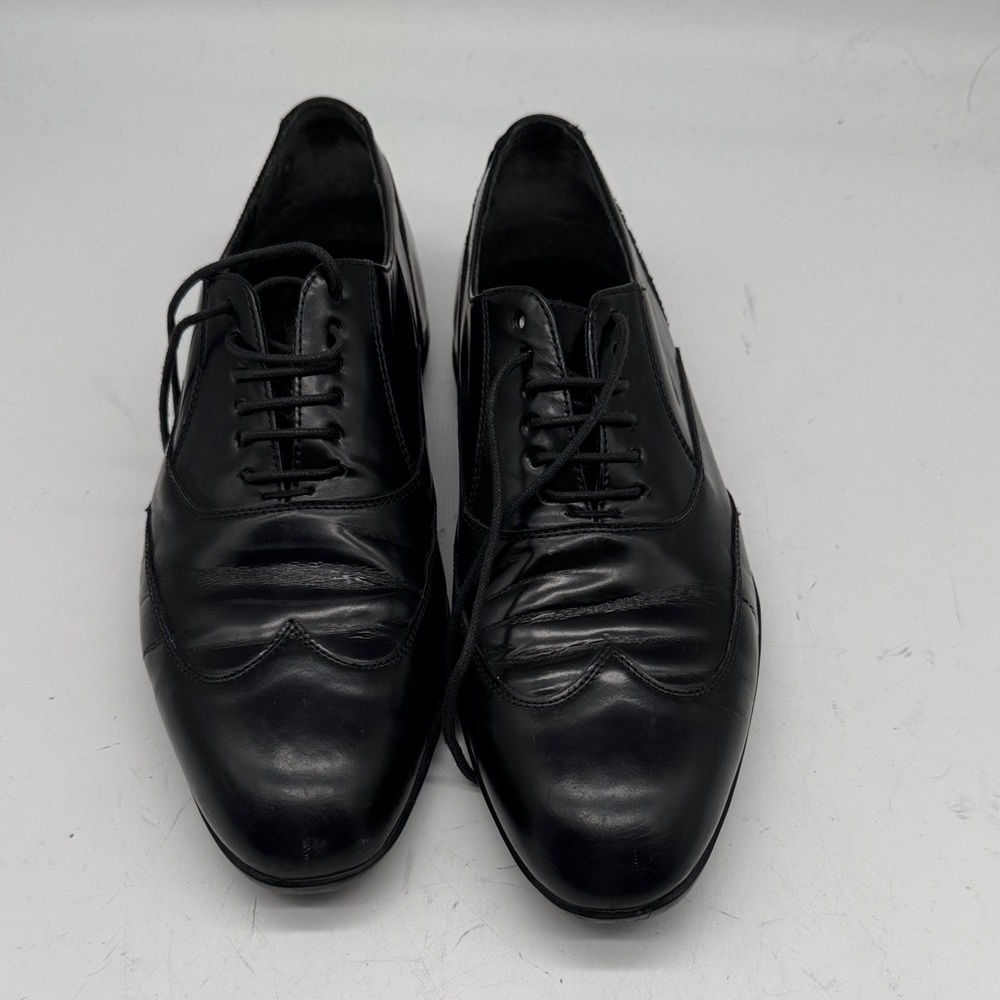 Harry’s of London black leather shoes Vibram sole US 7
